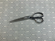 Load image into Gallery viewer, Designer Water &amp; Stain Resistant Grey Geometric Trellis Upholstery Fabric