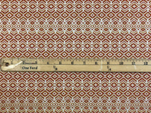 Load image into Gallery viewer, Designer Cotton Orange Beige Yellow Tribal Geometric Ombre Upholstery Drapery Fabric