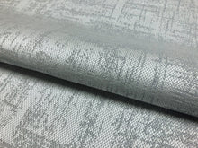 Load image into Gallery viewer, 1 1/2 Yd Designer MCM Mid Century Modern Water &amp; Stain Resistant Indoor Outdoor Abstract Grey White Upholstery Drapery Fabric
