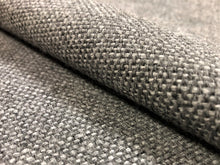 Load image into Gallery viewer, Designer Water &amp; Stain Resistant Grey MCM Tweed Upholstery Drapery Fabric