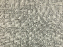 Load image into Gallery viewer, 1 1/2 Yd Designer MCM Mid Century Modern Water &amp; Stain Resistant Indoor Outdoor Abstract Grey White Upholstery Drapery Fabric