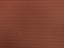 Load image into Gallery viewer, Designer Water &amp; Stain Resistant Rusty Red Navy Blue Geometric MCM Upholstery Fabric