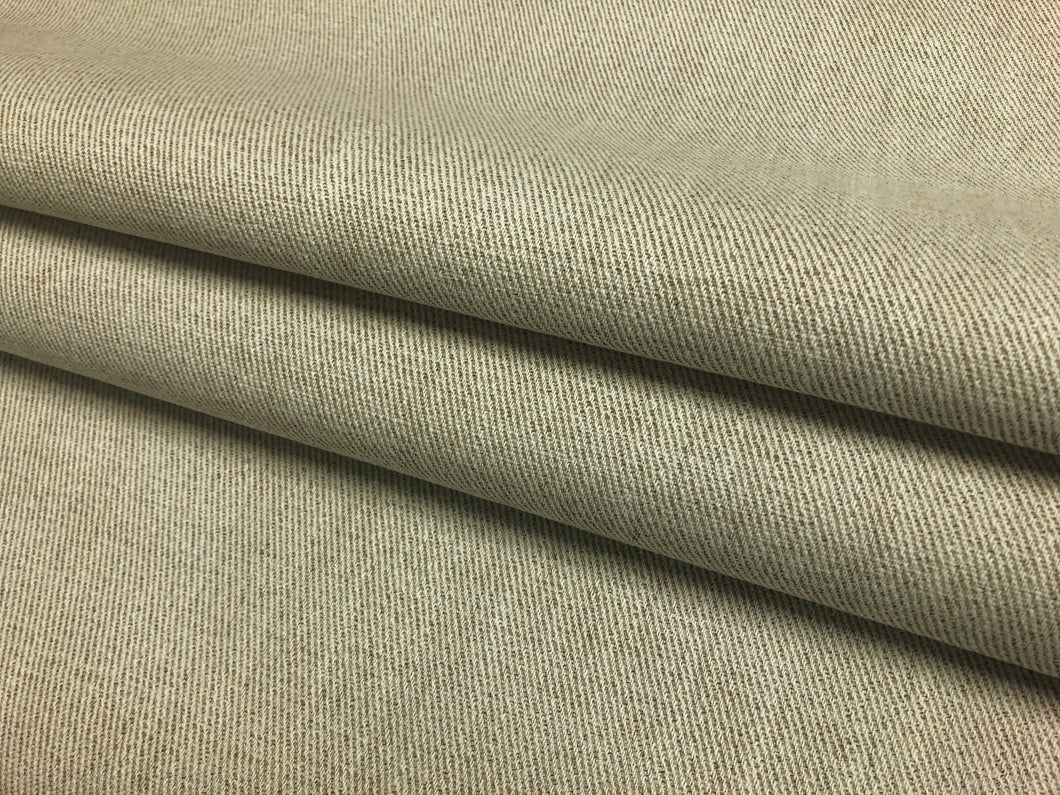 Designer Heavy Duty MCM Mid Century Modern Oatmeal Beige Tweed Upholstery Fabric