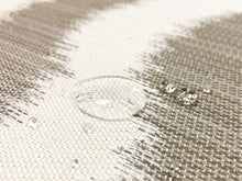 Load image into Gallery viewer, Designer Water &amp; Stain Resistant Indoor Outdoor Beige Taupe Abstract Upholstery Drapery Fabric