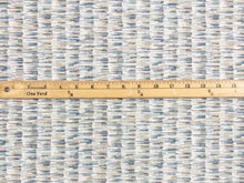 Load image into Gallery viewer, Designer Taupe Aqua Grey Blue White Abstract Upholstery Drapery Fabric
