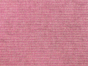 1.8 Yds Designer Magenta Beige Small Scale Geometric Upholstery Fabric