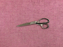 Load image into Gallery viewer, 1.8 Yds Designer Magenta Beige Small Scale Geometric Upholstery Fabric