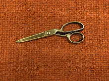 Load image into Gallery viewer, 1.5 Yd Designer Cotton Linen Viscose Terracotta Woven Boucle MCM Mid Century Modern Upholstery Fabric