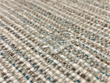 Load image into Gallery viewer, Designer Polypropylene Water &amp; Stain Resistant Blue Beige Brown MCM Tweed Upholstery Fabric