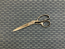 Load image into Gallery viewer, Cowtan &amp; Tout Peconic Indigo Linen Blend Woven Geometric Navy Blue Upholstery Fabric