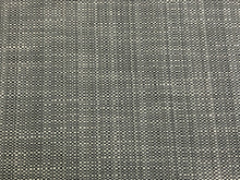 Load image into Gallery viewer, Designer Water &amp; Stain Resistant MCM Mid Century Modern Woven Charcoal Grey Off White Upholstery Fabric