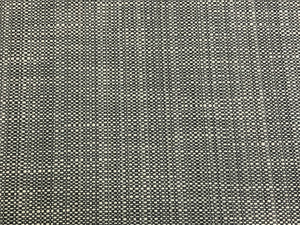 Designer Water & Stain Resistant MCM Mid Century Modern Woven Charcoal Grey Off White Upholstery Fabric