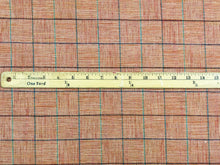 Load image into Gallery viewer, Osbourne &amp; Little F7200-07 Calli Orange Check Linen Viscose Upholstery Drapery Fabric