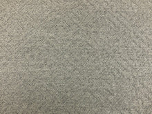 Load image into Gallery viewer, Designer Water &amp; Stain Resistant Grey Greek Key Geometric Matelasse Upholstery Fabric