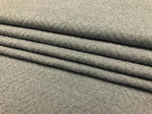 Load image into Gallery viewer, Designer Water &amp; Stain Resistant Grey Greek Key Geometric Matelasse Upholstery Fabric