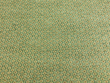 Load image into Gallery viewer, Designer Seafoam Green Olive Beige Small Scale Dot Chenille Upholstery Fabric