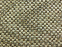 Load image into Gallery viewer, Designer Water &amp; Stain Resistant Woven MCM Mid Century Modern Basketweave Beige Taupe Brown Upholstery Fabric