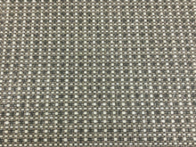 Load image into Gallery viewer, Designer MCM Mid Century Modern Woven Taupe Cream Grey Geometric Upholstery Fabric