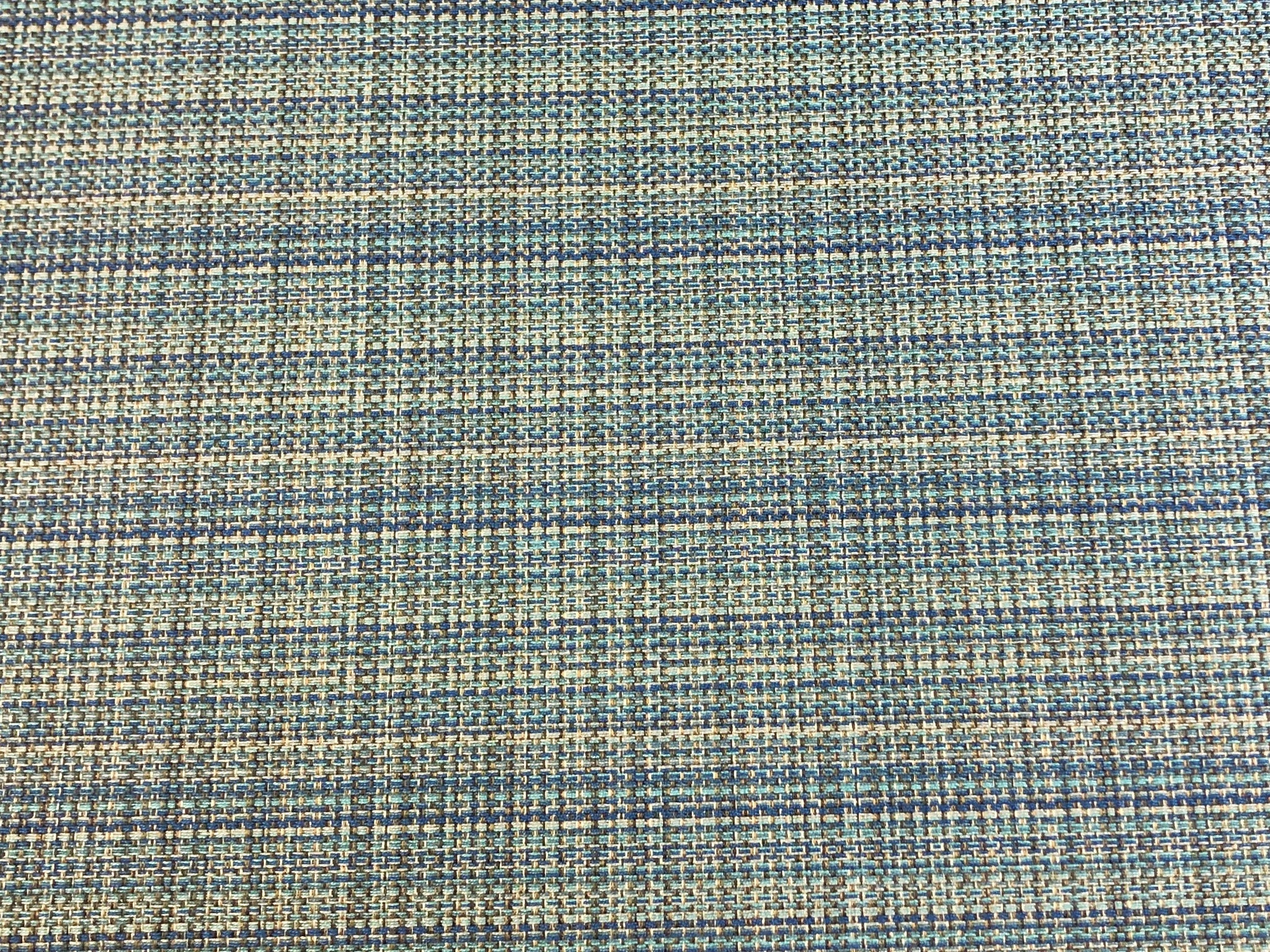 Crypton Water Stain Resistant MCM Mid Century Modern Grass Green Light  Green Navy Blue Tweed Upholstery Fabric