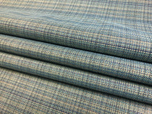 Load image into Gallery viewer, Designer Water &amp; Stain Resistant MCM Mid Century Modern French Navy Blue Green Upholstery Drapery Fabric