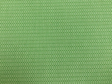 Load image into Gallery viewer, Designer Water &amp; Stain Resistant Indoor Outdoor Green Beige Geometric Diamond Upholstery Drapery Fabric