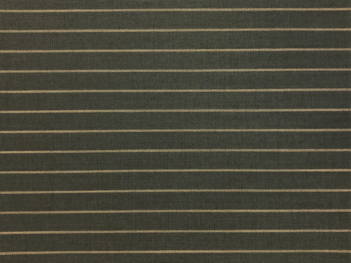 Reversible Designer Charcoal Grey Taupe Nautical Stripe Fabric
