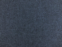Load image into Gallery viewer, Designer Water &amp; Stain Resistant MCM Mid Century Modern Woven Navy Blue Tweed Upholstery Fabric