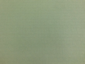 Designer Water & Stain Resistant Seafoam Blue Beige Diamond Geometric Upholstery Fabric