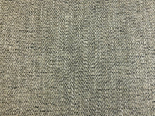 Load image into Gallery viewer, Designer Grey Charcoal Beige Herringbone Geometric Upholstery Drapery Fabric
