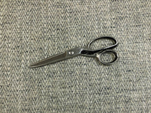Load image into Gallery viewer, Designer Grey Charcoal Beige Herringbone Geometric Upholstery Drapery Fabric