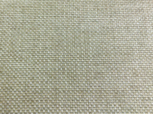 Designer MCM Mid Century Modern Beige Woven Basketweave Chenille Upholstery Fabric