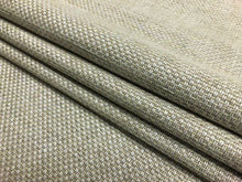 Load image into Gallery viewer, Designer MCM Mid Century Modern Beige Woven Basketweave Chenille Upholstery Fabric