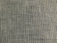 Load image into Gallery viewer, 1 2/3 Yd Designer Water &amp; Stain Resistant MCM Mid Century Modern Charcoal Grey White Beige Woven Linen Upholstery Fabric
