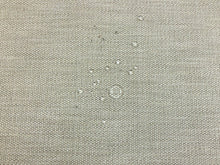 Load image into Gallery viewer, Designer Water &amp; Stain Resistant Linen Flax Viscose Beige Taupe MCM Mid Century Modern Upholstery Fabric