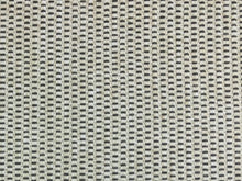 Load image into Gallery viewer, 1.5 Yd Designer Woven Cream Black Small Scale Upholstery Fabric