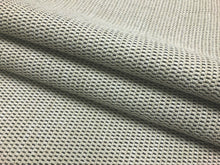Load image into Gallery viewer, 1.5 Yd Designer Woven Cream Black Small Scale Upholstery Fabric