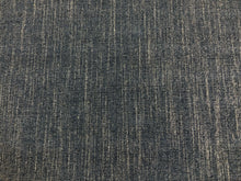 Load image into Gallery viewer, 1 1/2 Yd Designer MCM Mid Century Modern Navy Blue Grey Tweed Upholstery Fabric