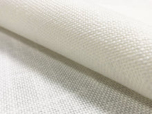 Load image into Gallery viewer, Designer Water &amp; Stain Resistant Cream Linen Blend Upholstery Fabric