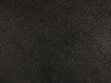 Load image into Gallery viewer, Designer Water &amp; Stain Resistant Charcoal Black Faux Leather Suede Upholstery Fabric