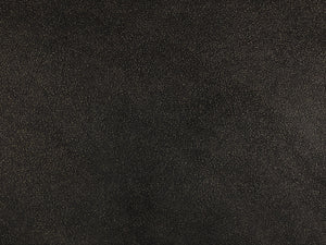 Designer Water & Stain Resistant Charcoal Black Faux Leather Suede Upholstery Fabric