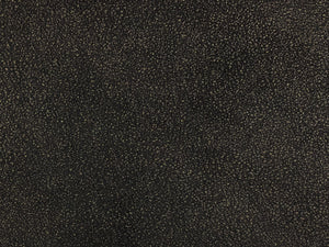 Designer Water & Stain Resistant Charcoal Black Faux Leather Suede Upholstery Fabric