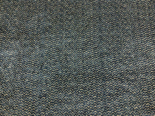 Load image into Gallery viewer, 3/4 Yd Designer Navy Blue Taupe Chevron Chenille Upholstery Fabric