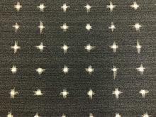 Load image into Gallery viewer, Designer Indoor Outdoor Water &amp; Stain Resistant Charcoal Grey Beige Geometric Ikat Ethnic Upholstery Drapery Fabric