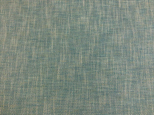 Water & Stain Resistant MCM Mid Century Modern Teal Green Blue Taupe Herringbone Upholstery Fabric