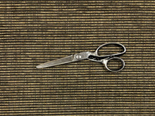 Load image into Gallery viewer, Designer Heavy Duty Brown Beige Chenille Stripe Upholstery Fabric