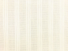 Load image into Gallery viewer, Vintage Rustic Woven Cream Braid Stripe Fabric