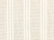Load image into Gallery viewer, Vintage Rustic Woven Cream Braid Stripe Fabric