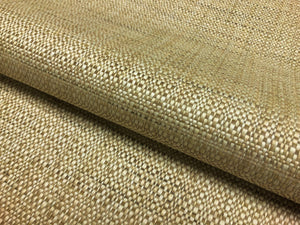 Designer Water & Stain Resistant MCM Mid Century Modern Beige Cream Woven Tweed Upholstery Fabric