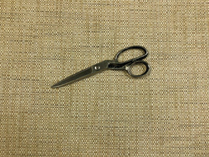 Designer Water & Stain Resistant MCM Mid Century Modern Beige Cream Woven Tweed Upholstery Fabric
