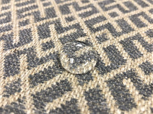 Load image into Gallery viewer, Designer Water &amp; Stain Resistant Grey Beige Abstract Linen Upholstery Fabric